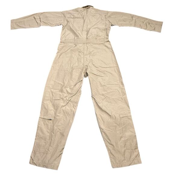 NWT Du Pont CWU 27/P NOMEX FLIGHT SUIT Coveralls Tan Size 46L - Picture 3 of 16